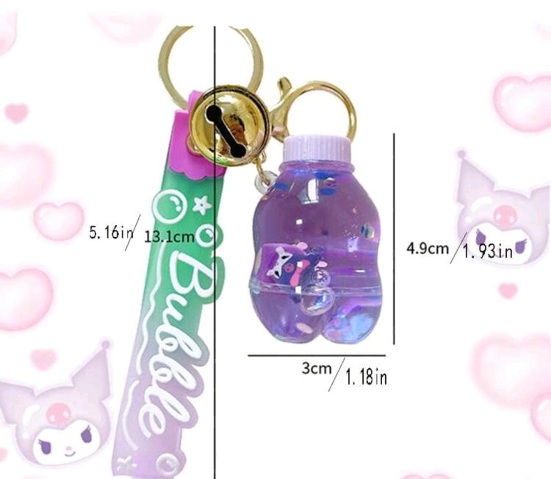 Milk bottle cute keychain