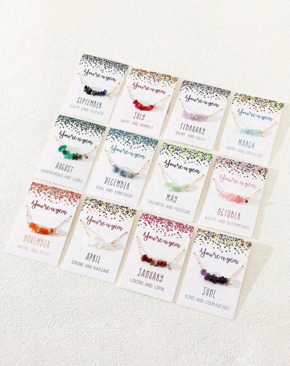 Birthstone pendant (pre order only)