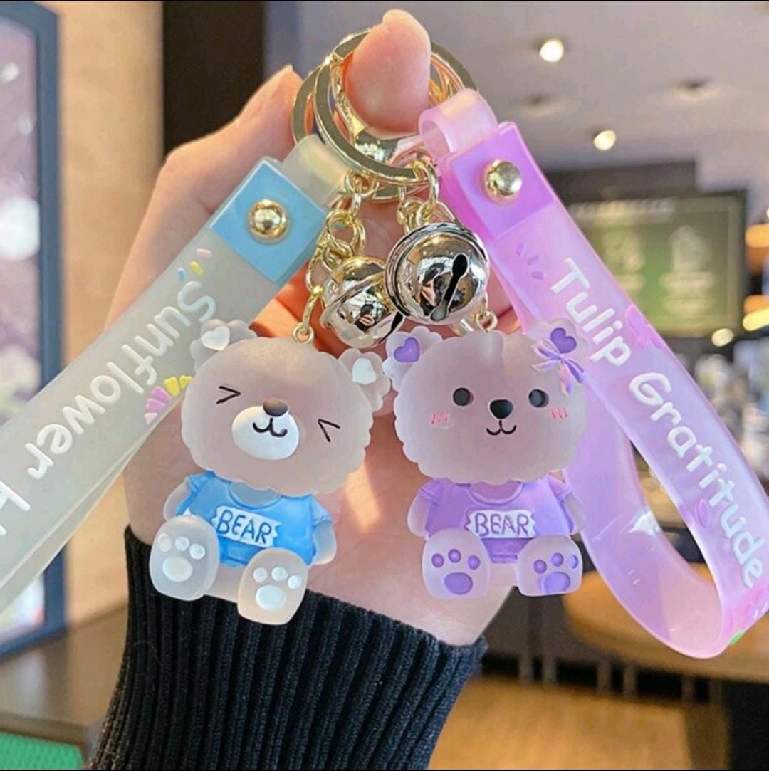 Jelly belly bear keychain