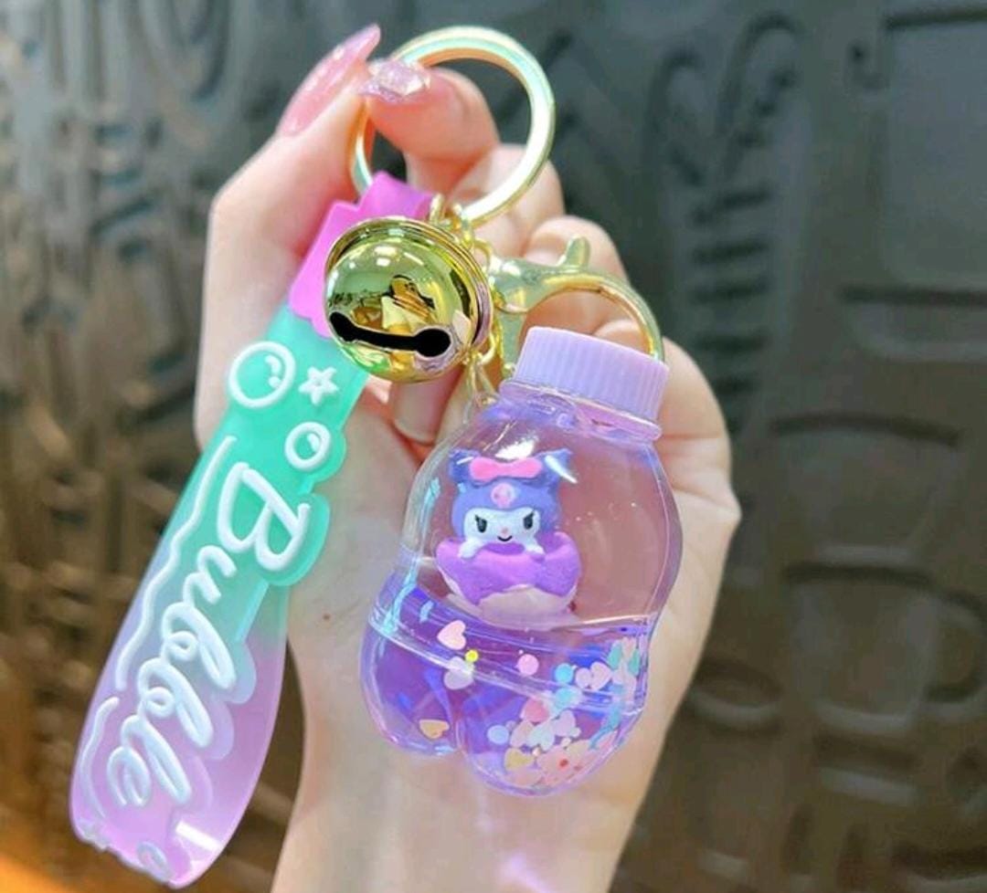 Milk bottle cute keychain