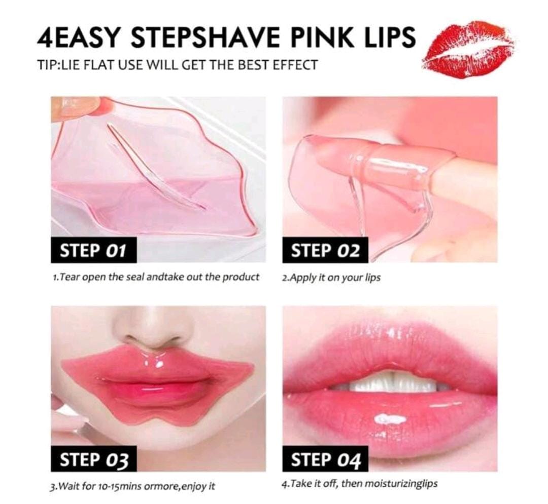 Gel hydrating lip mask set of 15