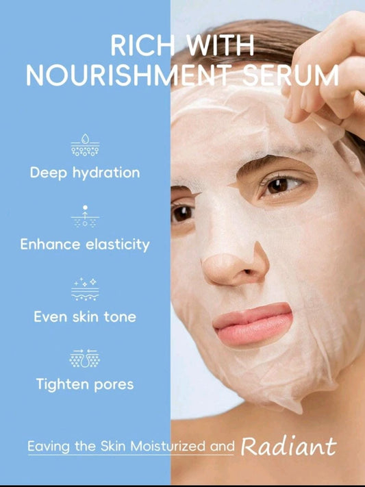 Milk collagen booster face mask pack of 10