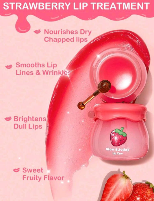 Strawberry lip balm